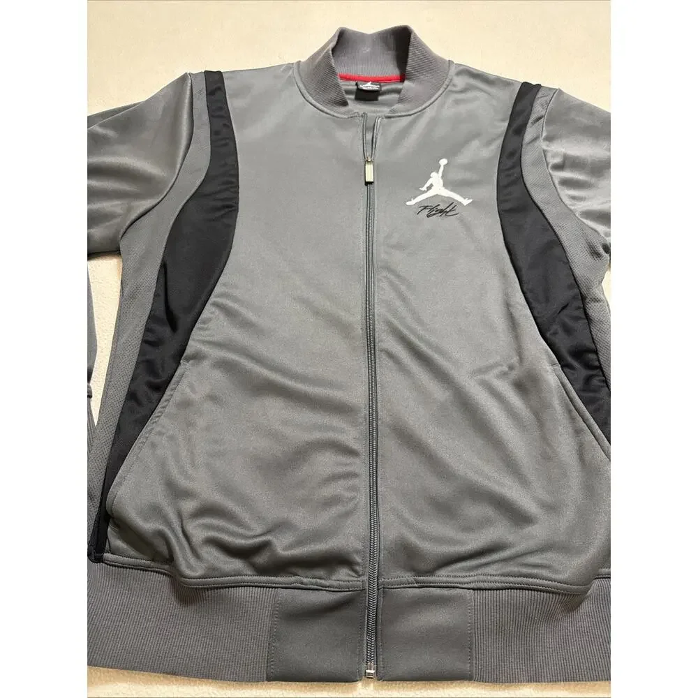 Air Jordan Size XL Mens Track Jacket LGG Full Zip Athletic Flight Jacket